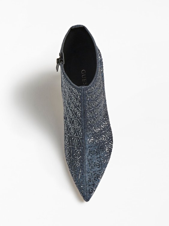 Luxusní FL7DFNFAL10-BLACK KRÁTKÉ KOZAČKY, 37, 38, 39