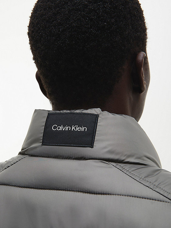 Recycled logo vesta Šedá barva Muži