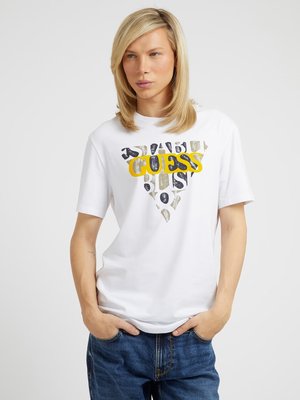GUESS – Blurri triko, Bílá barva