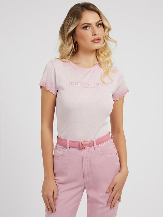 GUESS – Edurne triko, Růžová barva