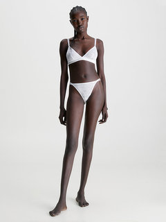 Sheer Marquisette podprsenka Bílá barva Ženy