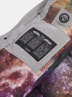 Luxusní Space Long péřový kabát, Šedá barva, L, XL