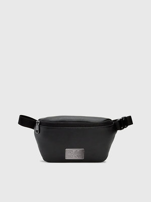 Calvin Klein Jeans – Tagged Slim ledvinka, Černá barva