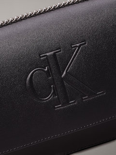 Luxusní Sculpted crossbody, Černá barva, OS