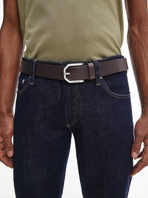 Pásek – Calvin Klein Jeans, Hnědá barva Muži, Muži