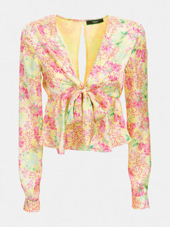 Luxusní Top, Multi, Žlutá barva, XS, S, M