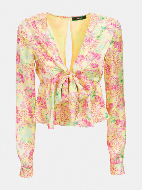 Luxusní Top, Multi, Žlutá barva, XS, S, M