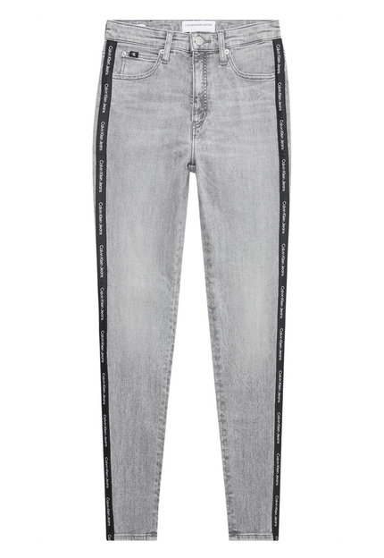 Calvin Klein Jeans – Super skinny džíny, Šedá barva