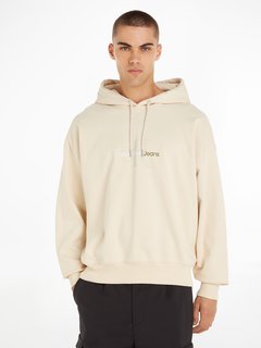 Calvin Klein Jeans – Natural mikina, Béžová barva 1
