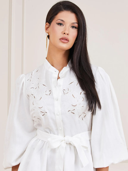 Paradiso šaty Krémová barva Ženy