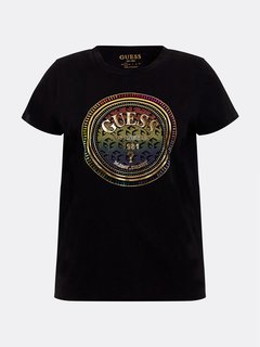 Luxusní Watch triko, Černá barva, S