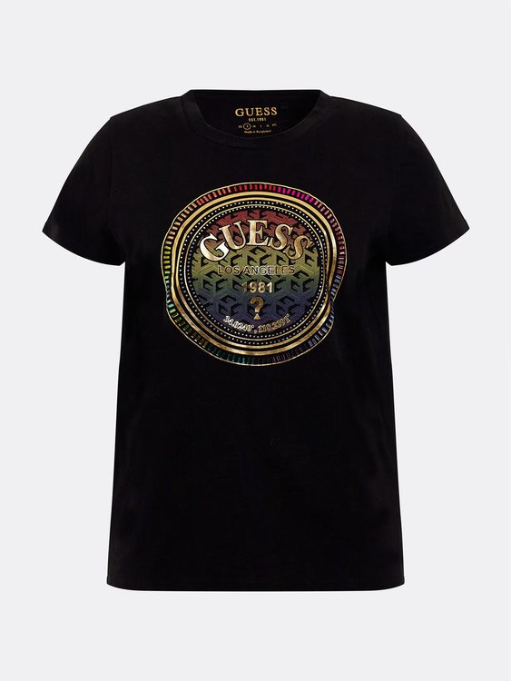 Luxusní Watch triko, Černá barva, S