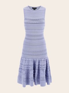 Luxusní Bethany šaty, Fialová barva, S