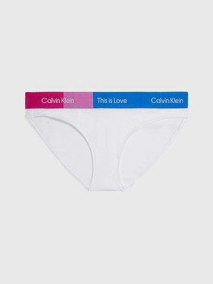 Calvin Klein Underwear – This is Love bikiny, Bílá barva