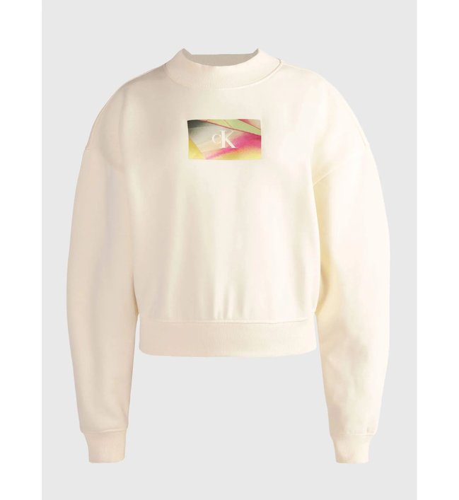 Illuminated Box Logo mikina Žlutá barva Ženy