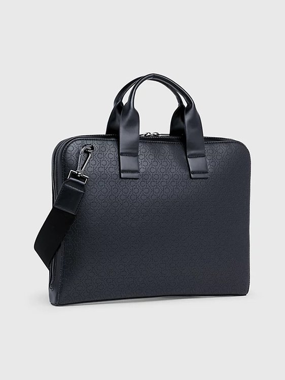 Modern Bar Slim taška na notebook – Calvin Klein Jeans, Černá barva Muži