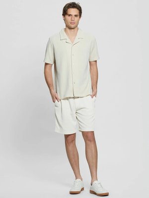 Imperial Textured Knit košile – GUESS, Krémová barva Muži