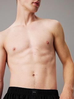 Luxusní Woven Boxers trenky 3ks, Černá barva, S, M, L, XL, XXL