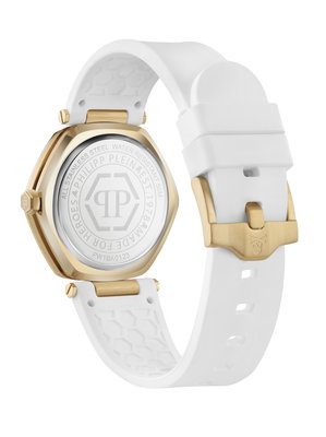 THE HEXAGON hodinky – Philipp Plein, Bílá, Zlatá barva Ženy
