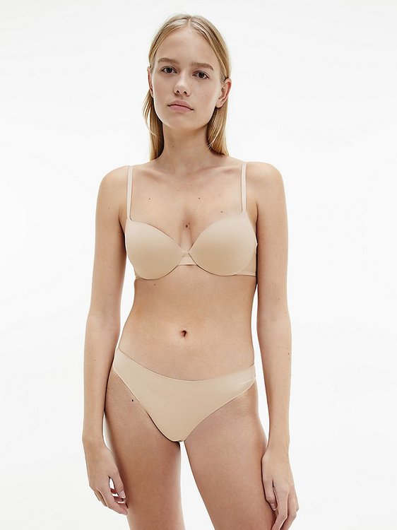 Podprsenka Demi – Calvin Klein Underwear, Béžová barva Ženy, Ženy