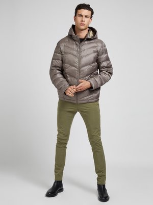 Módní Puffa bunda, Hnědá barva, 2021