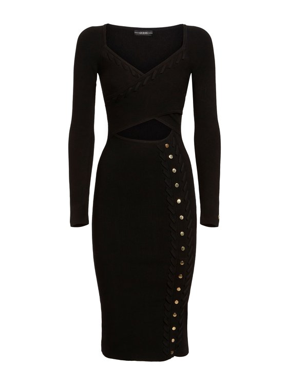 Amber šaty Černá barva Ženy