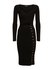 Amber šaty Černá barva Ženy