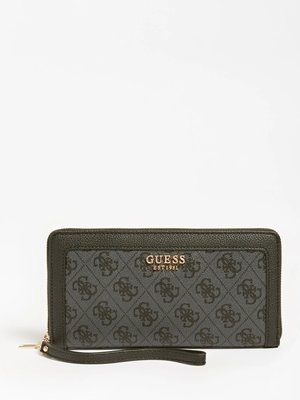 Zadie logo peněženka – Guess, Černá barva Ženy