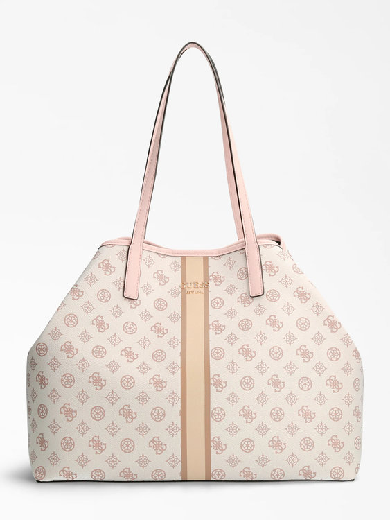 Guess – Vikky tote kabelka, Bílá barva