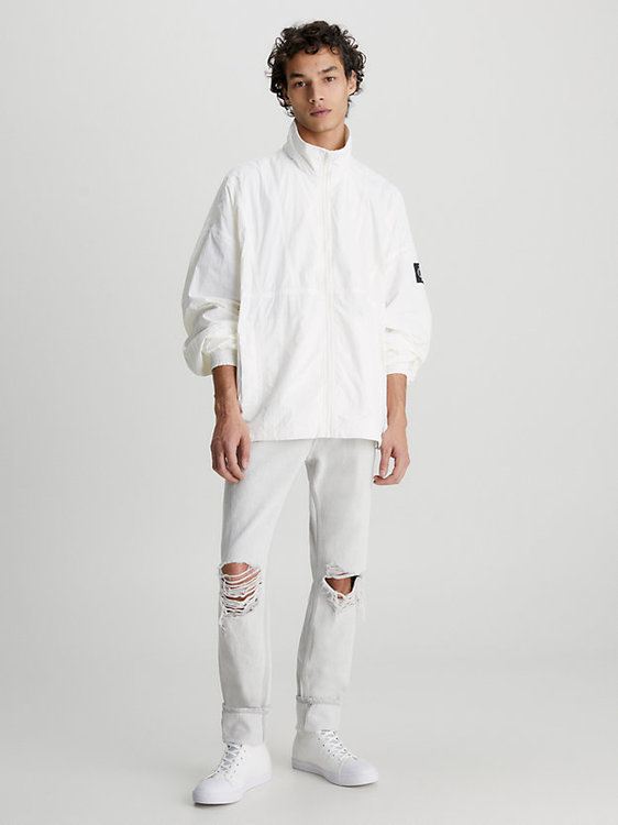 Módní Dad jeany, Šedá barva, 2023