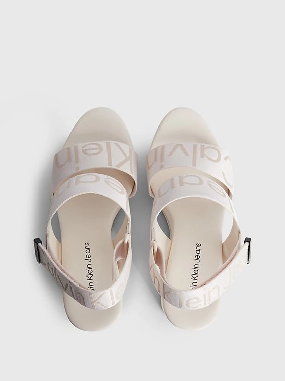 Wedge sandály Bílá barva Ženy