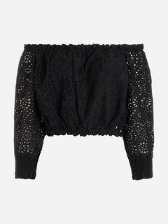 Luxusní Rafa top, Černá barva, XS, S, M, L