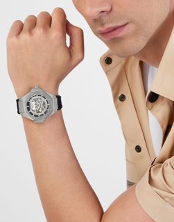 $KELETON ROYAL hodinky Černá, Stříbrná barva Muži