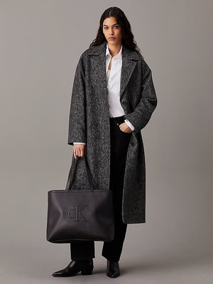 Sculpted Slim velká kabelka – Calvin Klein Jeans, Černá barva Ženy