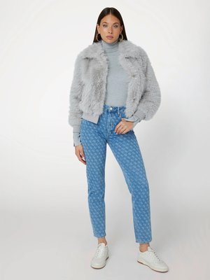 Soave Bomber kožich – GUESS, Šedá barva Ženy