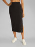 Woven Label Rib sukně