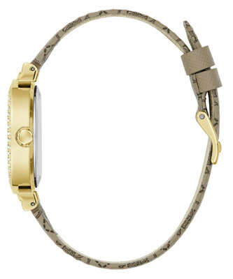 Ivy hodinky – GUESS, Béžová, Hnědá, Zlatá barva Ženy