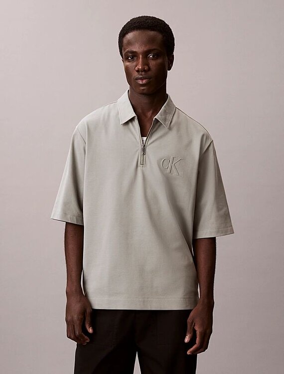 Polo triko Zelená barva Muži