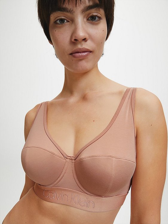 Tonal Logo podprsenka Béžová barva Ženy