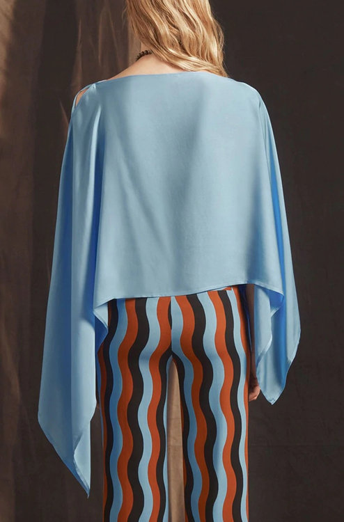 Luxusní Zayek top, Modrá, Tyrkysová barva, II