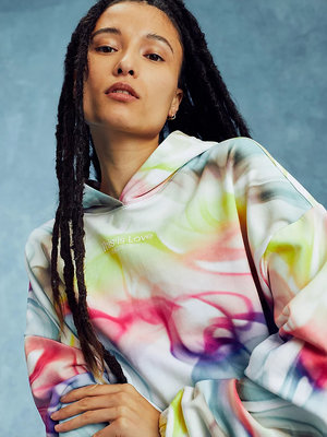 Calvin Klein Jeans – Copped aop mikina, Multi barva