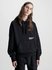 Calvin Klein Jeans – Layered Address mikina, Černá barva