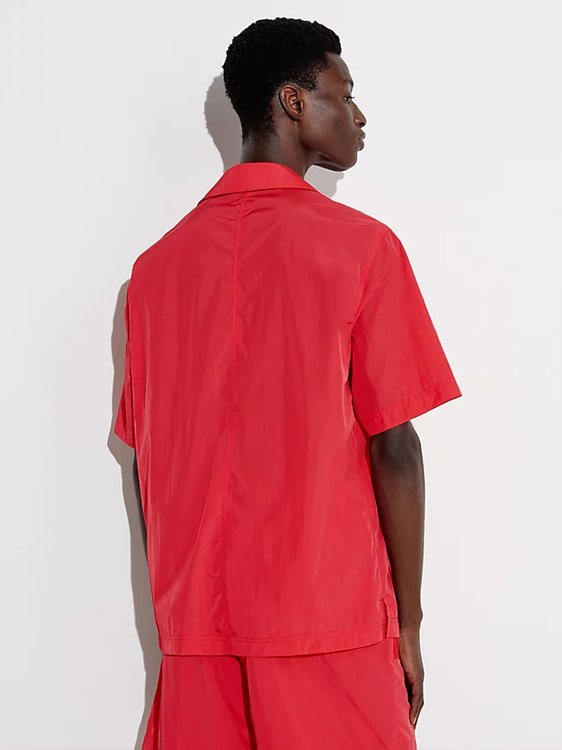 Woven košile – Calvin Klein Jeans, Červená barva Muži