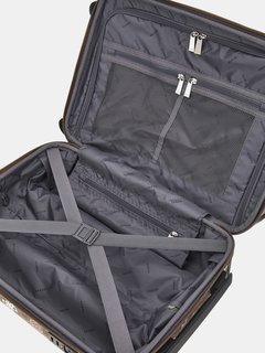 Módní Eliette Logo 18 kufr, Hnědá barva, 2024