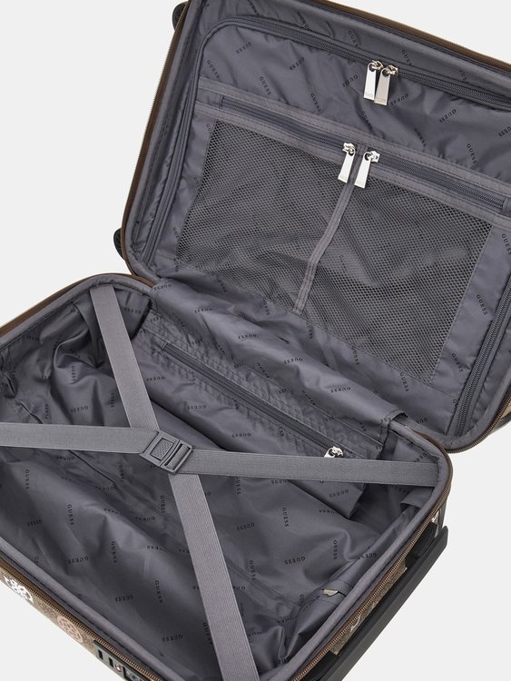 Módní Eliette Logo 18 kufr, Hnědá barva, 2024