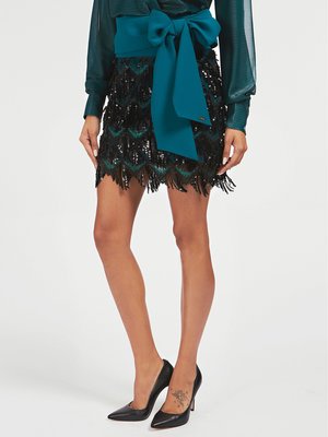 Marciano – Sukně, Černá, Tyrkysová barva