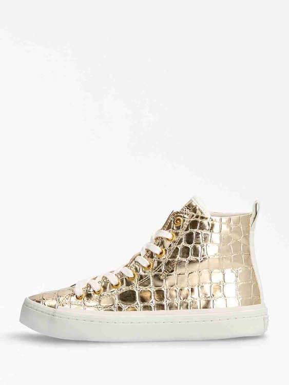 Elga kotníkové tenisky – Guess, Zlatá barva Ženy, Ženy