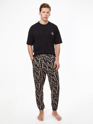 Calvin Klein Underwear 000NM1787E-1ZJ souprava S/S JOGGER PJ SET