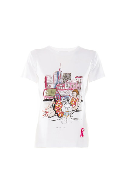 Módní Daria triko, Bílá barva, 2022