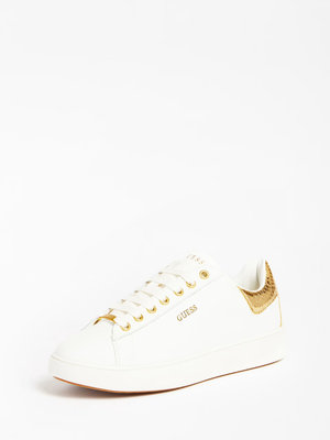 Guess – Melania tenisky, Bílá, Zlatá barva